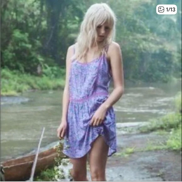 Vintage Spell Wildflower Mini Dress Size Medium - Picture 3 of 15